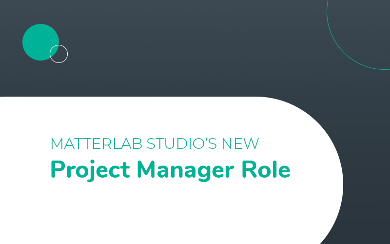 Image of the text: Matterlab Studio's New Project Manager role